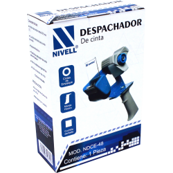 ▪ Despachador de cinta empaque hasta medida de 50.8mm. cuenta con cuchilla dentada para una fácil aplicación.