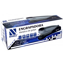 ▪ Engrapadora de golpe tira completa para 50 hojas compatible con grapas 24/6 y 26/6 profundidad de engrapado 80mm